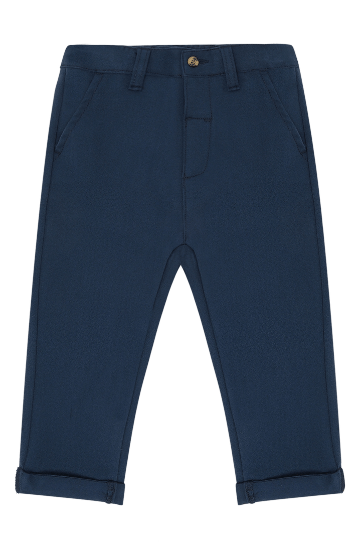 Hust & Claire Thomas chinosbukse med stretch - Blues for barn - Brobrobrille