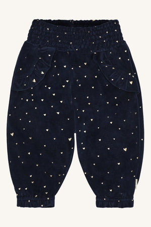 Hust & Claire Trine Gold Bukse - More Navy for barn - Brobrobrille
