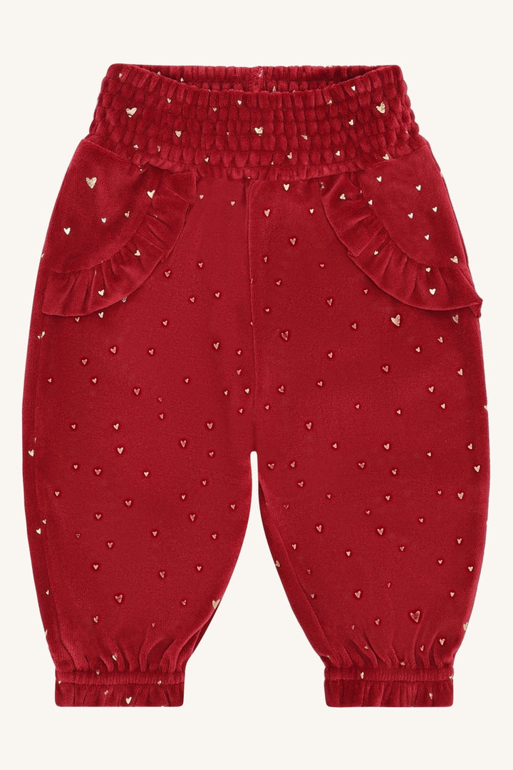 Hust & Claire Trine Gold Bukse - Teaberry for barn - Brobrobrille