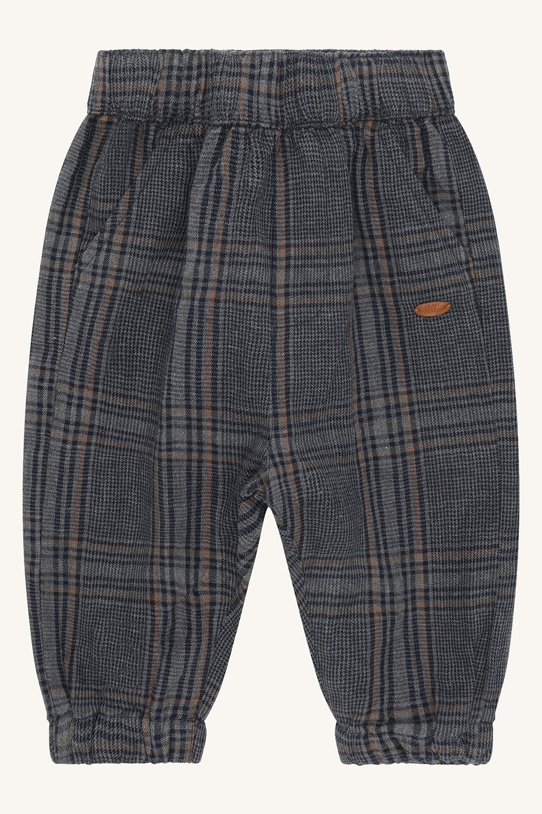 Hust & Claire Tue Check Bukse - Grey Blend for barn - Brobrobrille