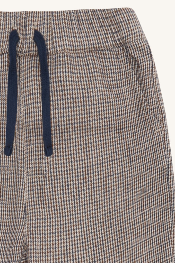 Hust &amp; Claire Tue Harry check bukse - French Oak for barn - Brobrobrille