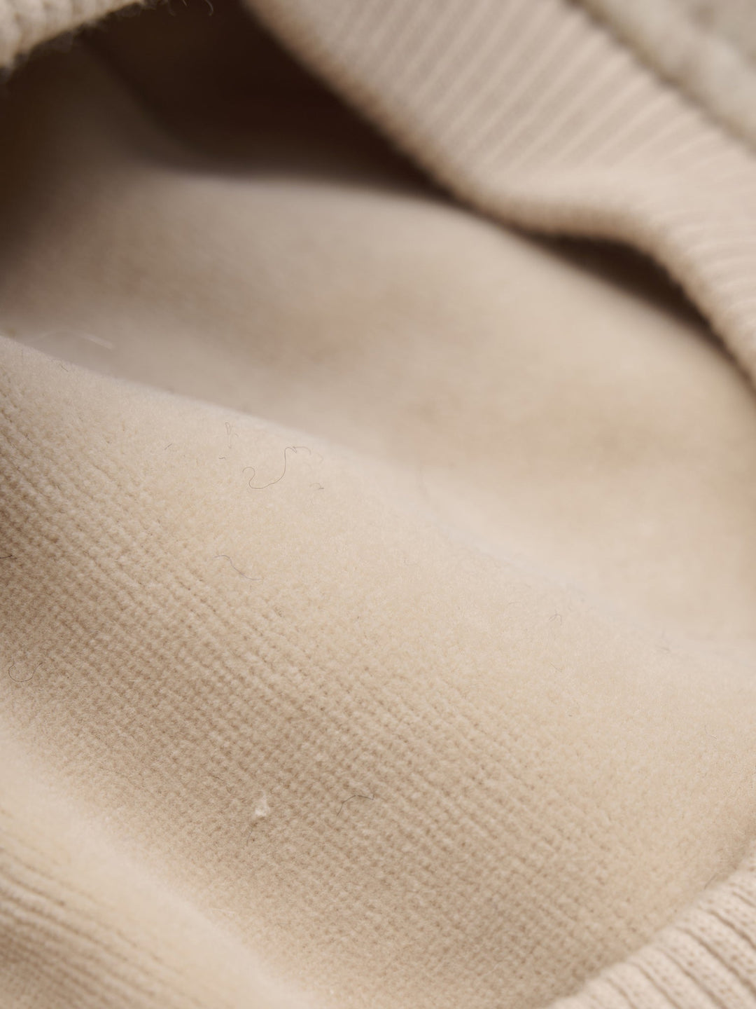 HUTTEliHUT Balaclava Ears Wool – Sand Melange for barn - Brobrobrille