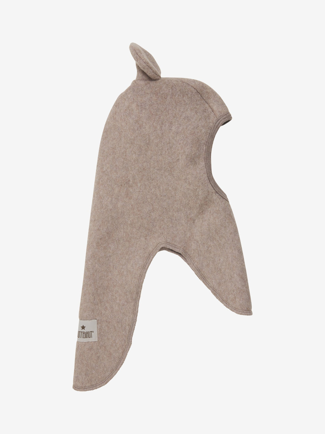 HUTTEliHUT Balaklava med ører i bomullsfleece - Savannah Melange for barn - Brobrobrille