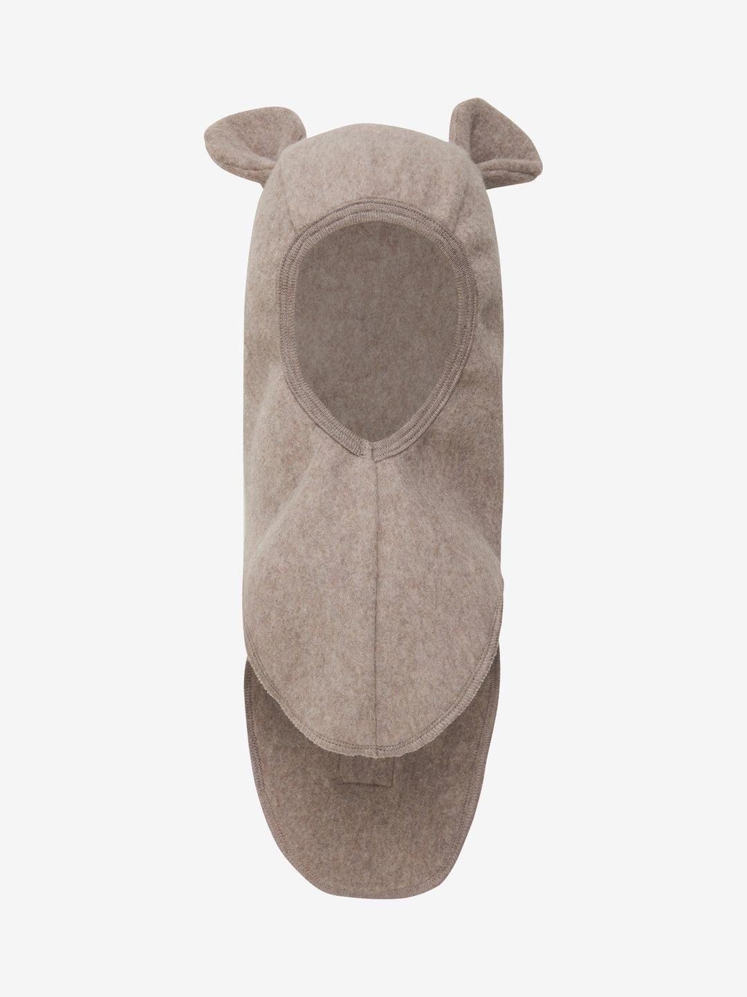 HUTTEliHUT Balaklava med ører i bomullsfleece - Savannah Melange for barn - Brobrobrille