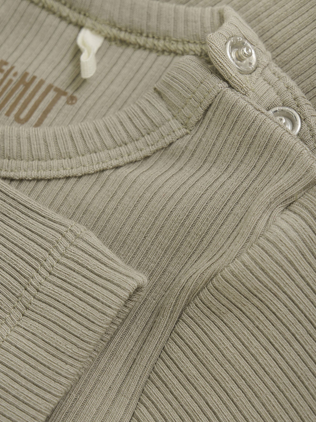HUTTEliHUT Body i ribb med lange ermer – London Fog for barn - Brobrobrille