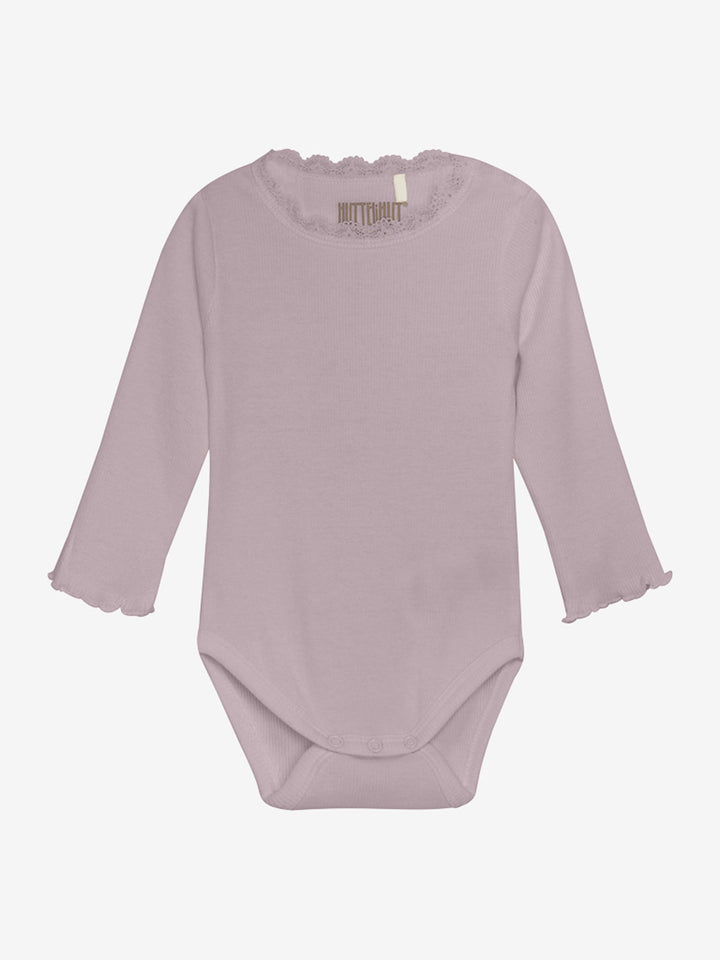HUTTEliHUT Body i ribb med lange ermer – Nirvana for barn - Brobrobrille