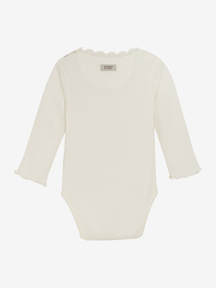 HUTTEliHUT Body i ribb med lange ermer – Tofu for barn - Brobrobrille
