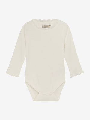 HUTTEliHUT Body i ribb med lange ermer – Tofu for barn - Brobrobrille