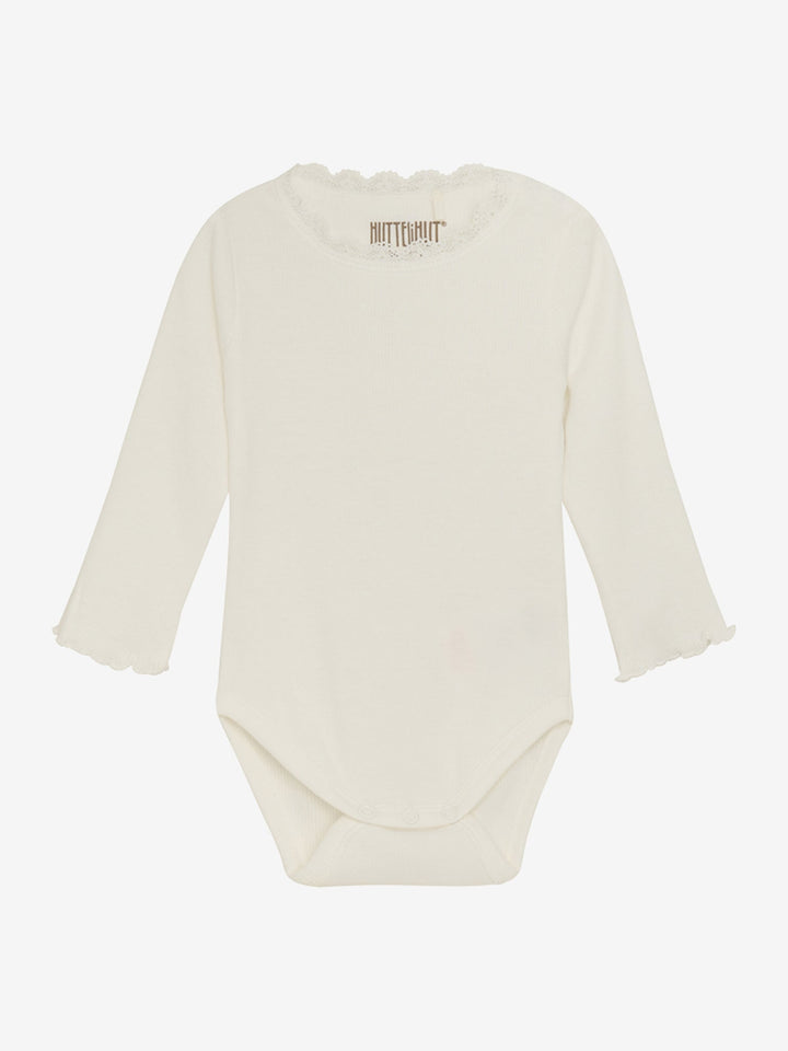HUTTEliHUT Body i ribb med lange ermer – Tofu for barn - Brobrobrille