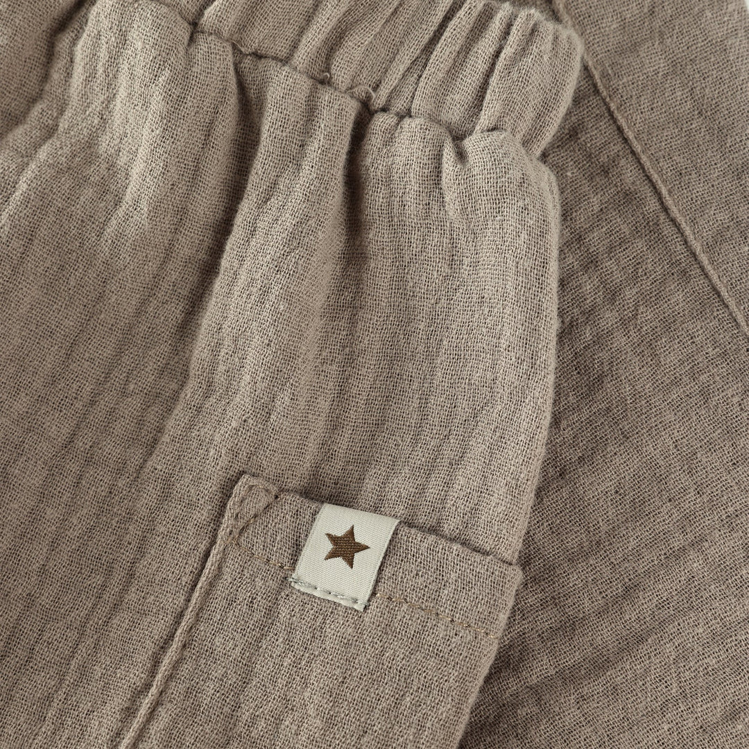 HUTTEliHUT Musselin Bukse - Moon Rock for barn - Brobrobrille