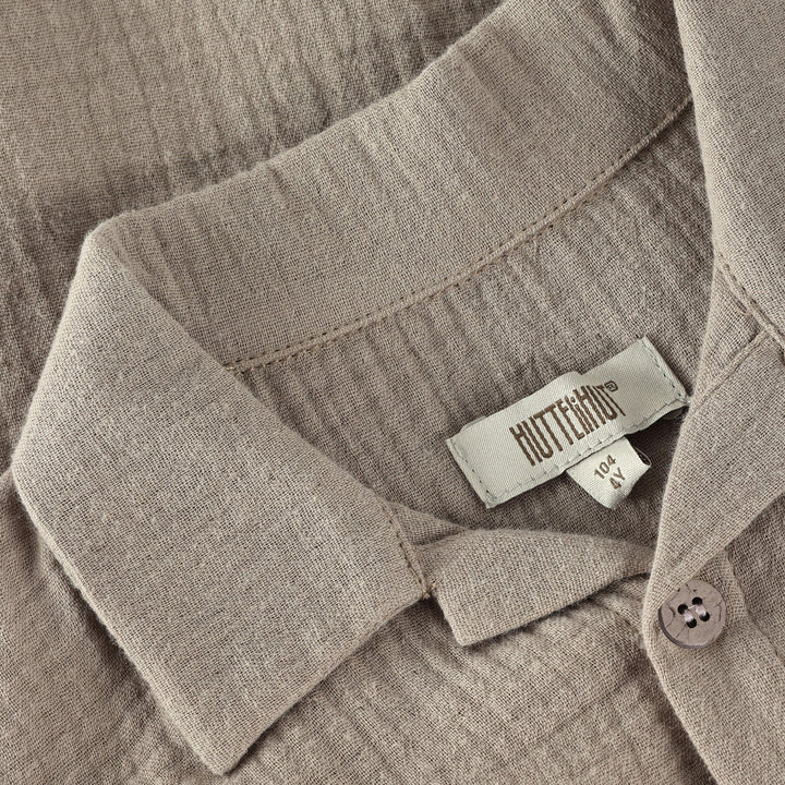HUTTEliHUT Musselin Kortermet Skjorte - Moon Rock for barn - Brobrobrille