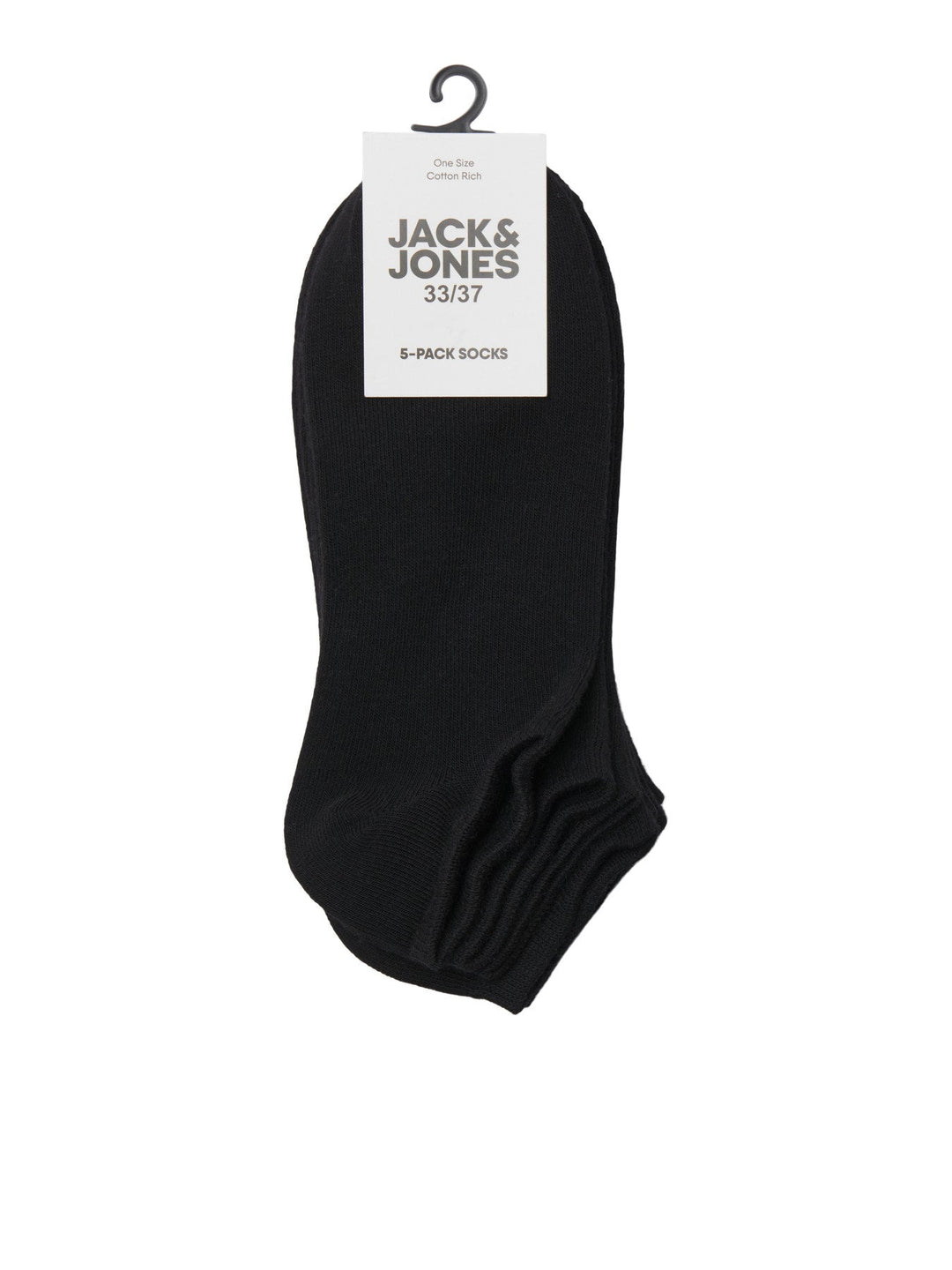 Jack & Jones JR Dongo Sokker 5 - pack - Svart for barn - Brobrobrille