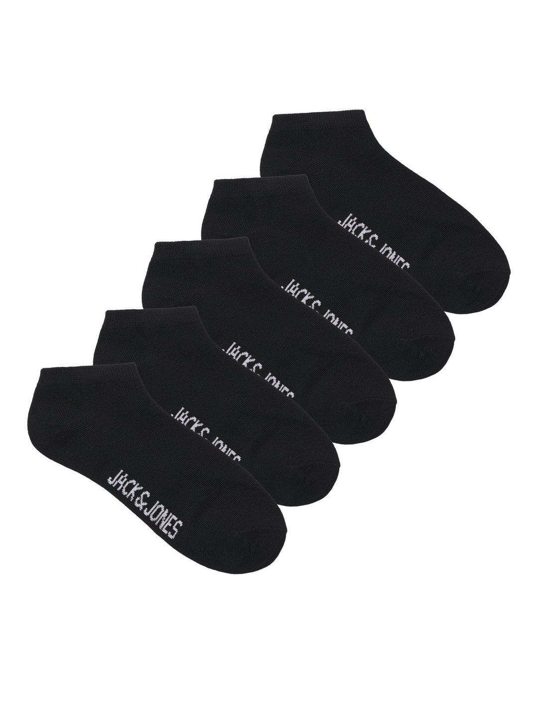 Jack & Jones JR Dongo Sokker 5 - pack - Svart for barn - Brobrobrille