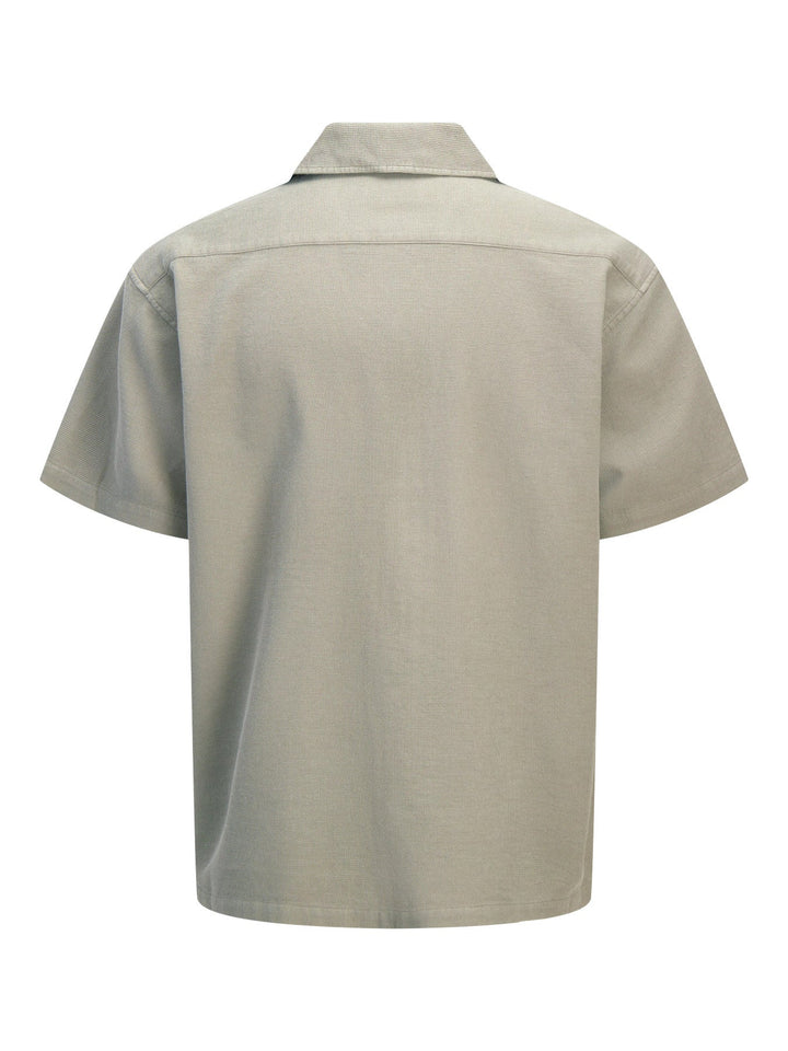 Jack & Jones JR Global Waffle Resort Skjorte - Vetiver for barn - Brobrobrille