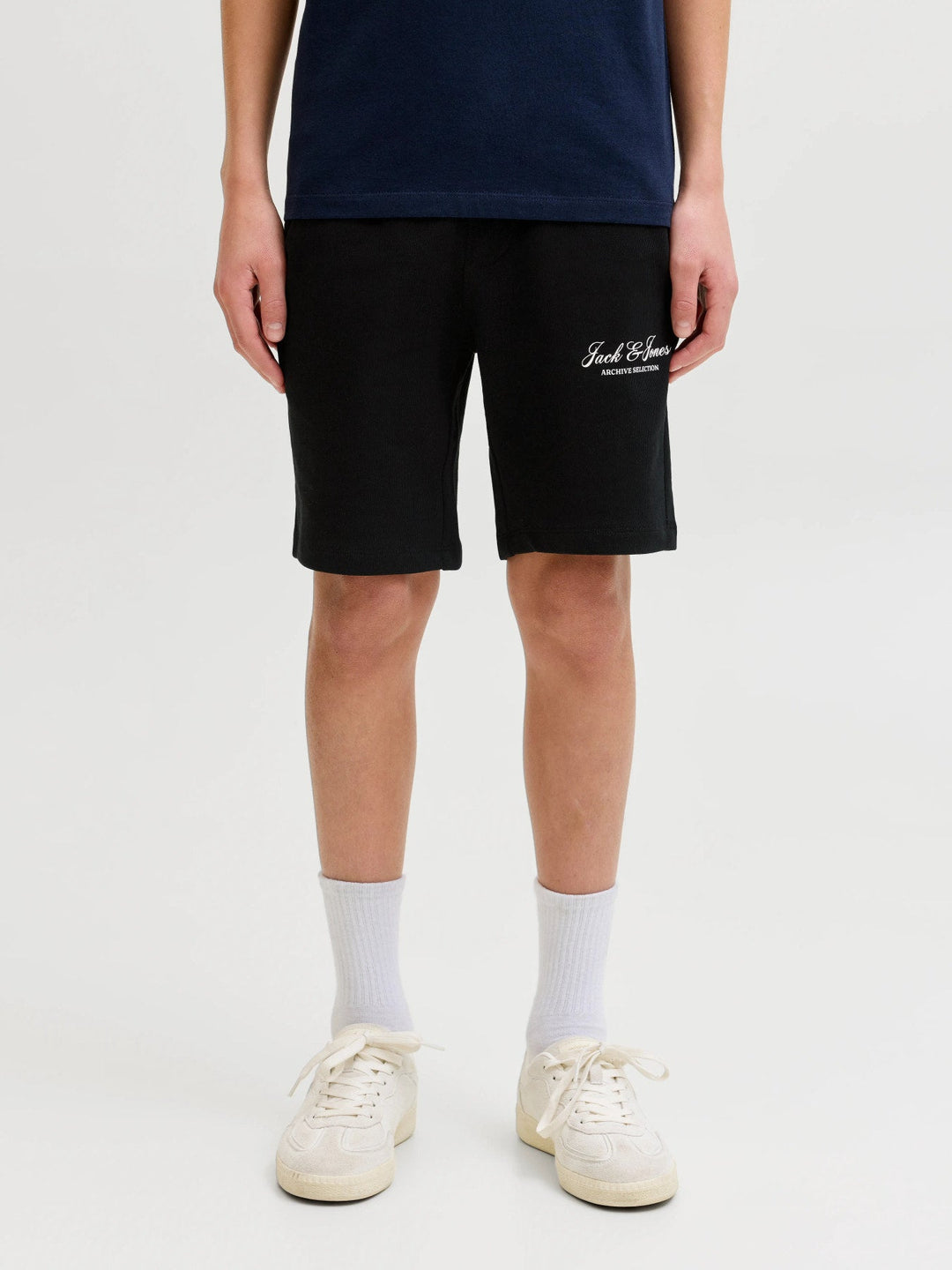 Jack & Jones JR Gordon Archive Sweatshorts - Black for barn - Brobrobrille
