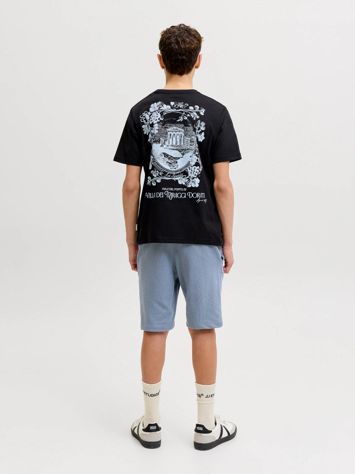 Jack & Jones JR Gordon Archive Sweatshorts - Blue Mirage for barn - Brobrobrille