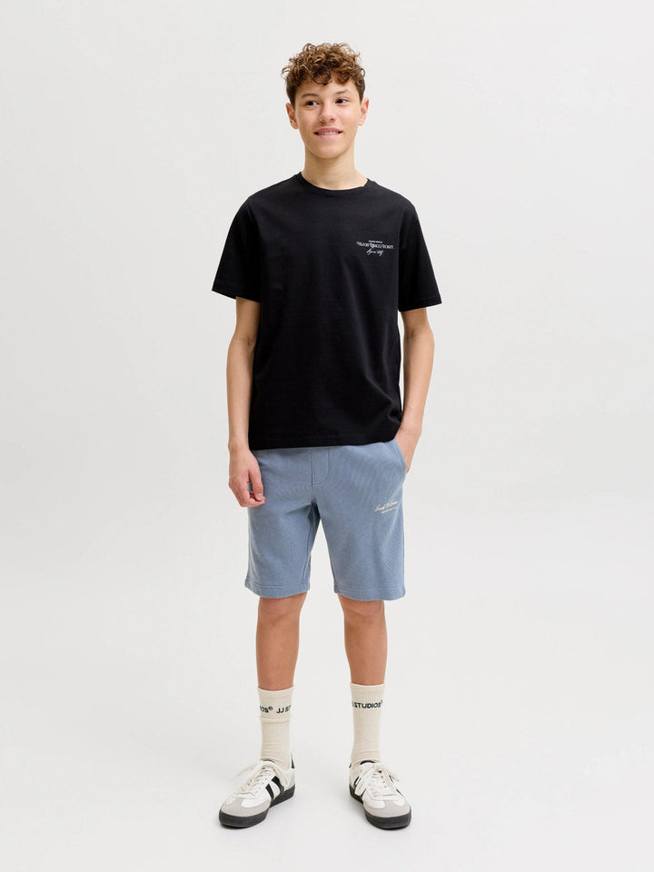 Jack & Jones JR Gordon Archive Sweatshorts - Blue Mirage for barn - Brobrobrille
