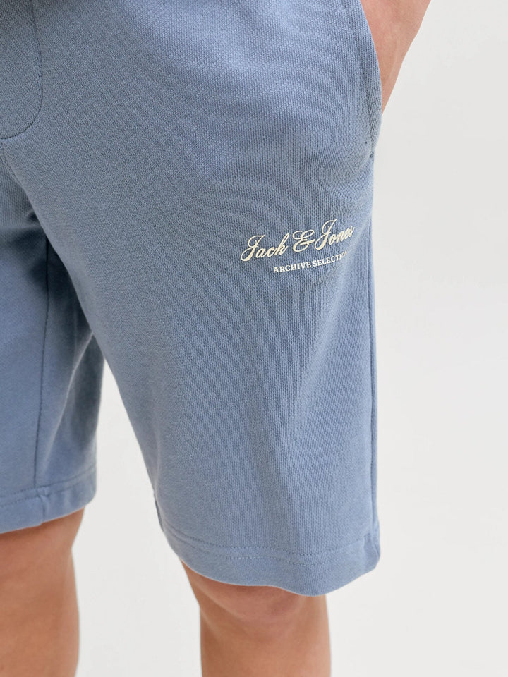 Jack & Jones JR Gordon Archive Sweatshorts - Blue Mirage for barn - Brobrobrille