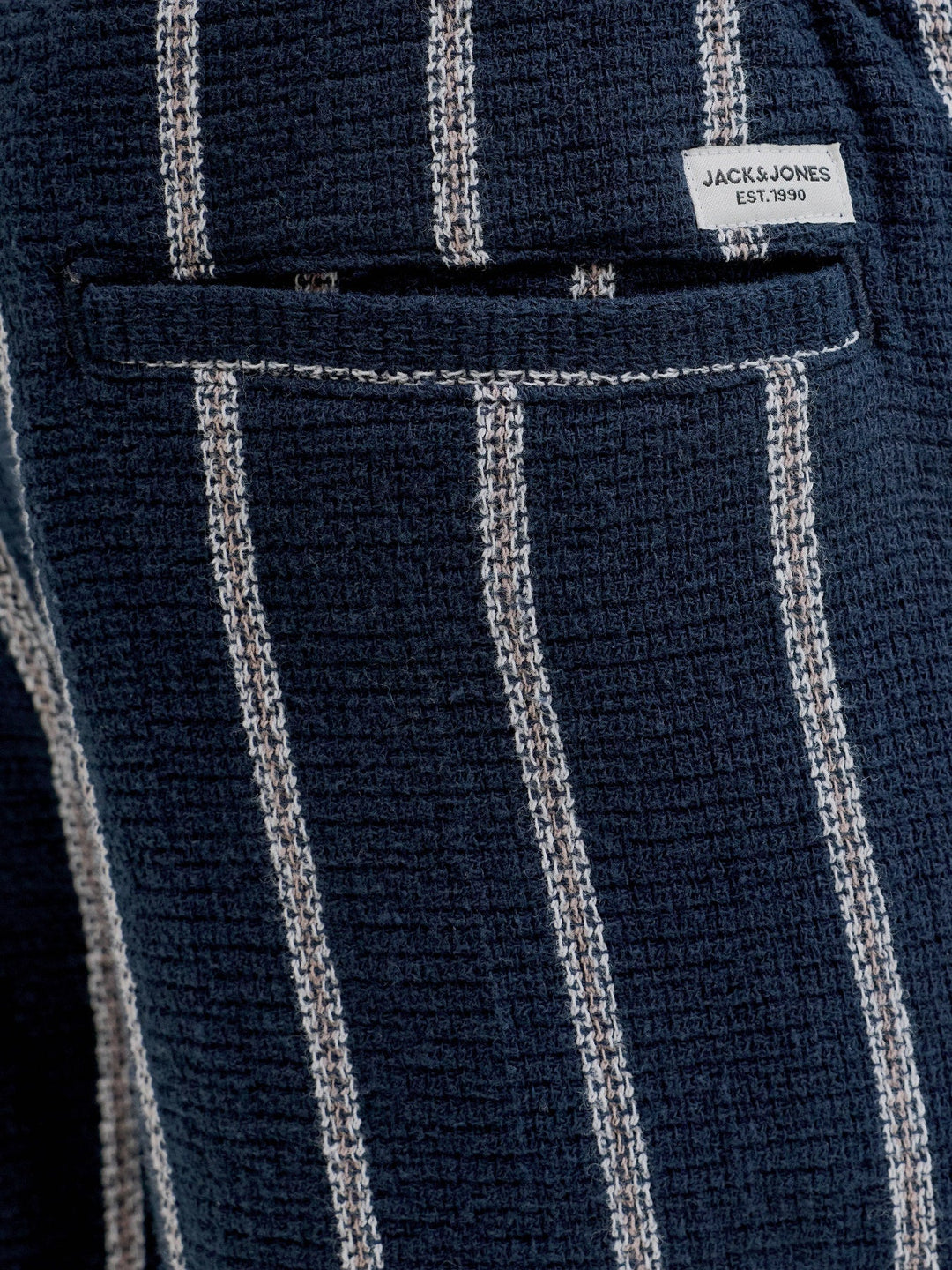 Jack & Jones JR Jaiden Coba Stripete Shorts – Sky Captain for barn - Brobrobrille
