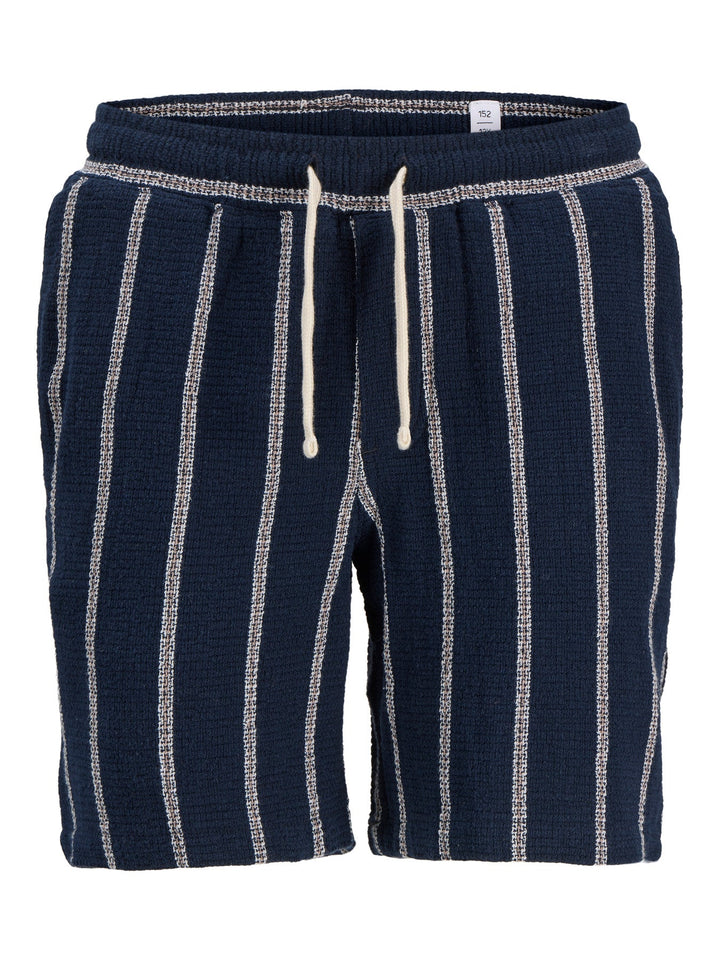Jack & Jones JR Jaiden Coba Stripete Shorts – Sky Captain for barn - Brobrobrille