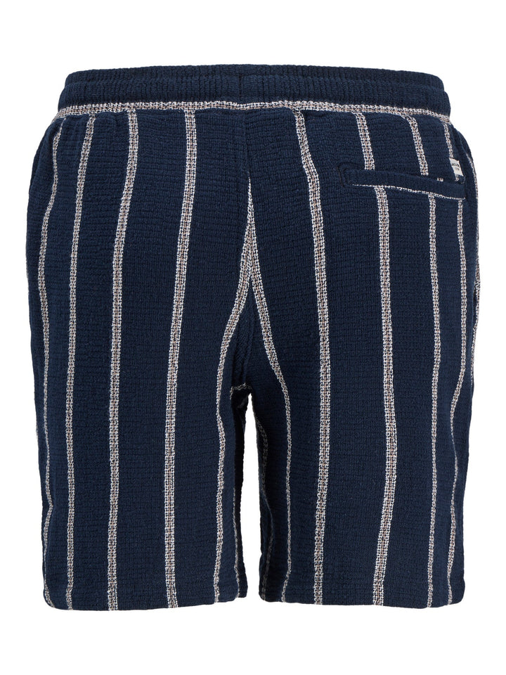 Jack & Jones JR Jaiden Coba Stripete Shorts – Sky Captain for barn - Brobrobrille