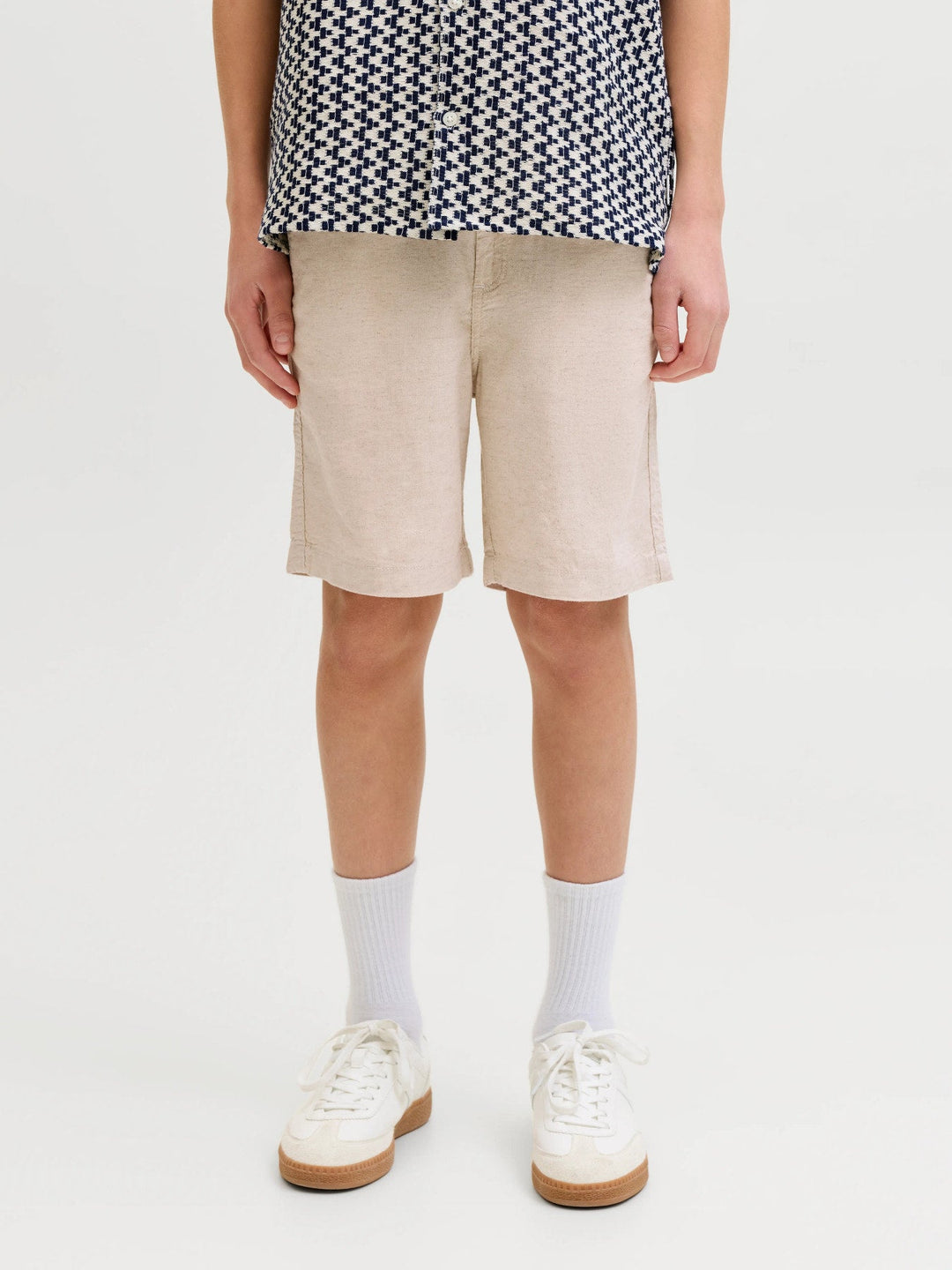 Jack & Jones JR Jaiden Hybrid Bondi Shorts - Moonbeam for barn - Brobrobrille