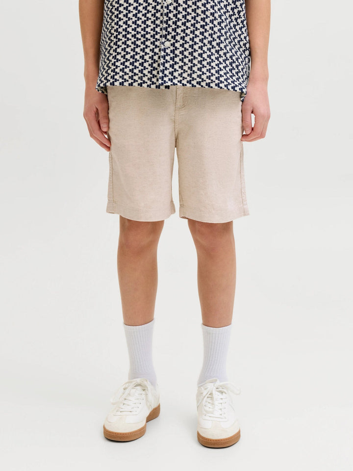 Jack & Jones JR Jaiden Hybrid Bondi Shorts - Moonbeam for barn - Brobrobrille