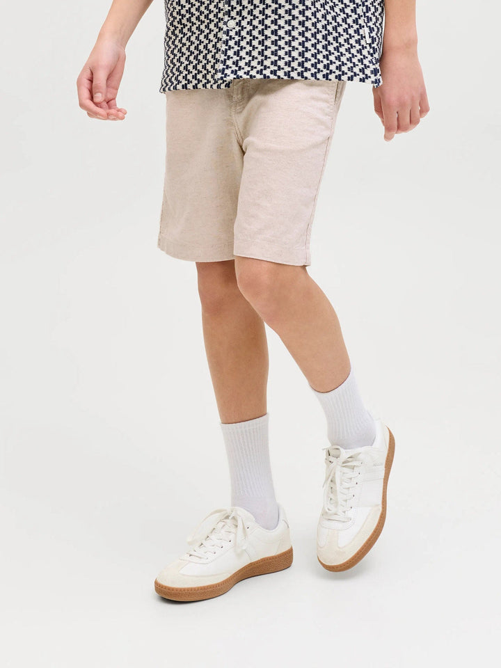 Jack & Jones JR Jaiden Hybrid Bondi Shorts - Moonbeam for barn - Brobrobrille