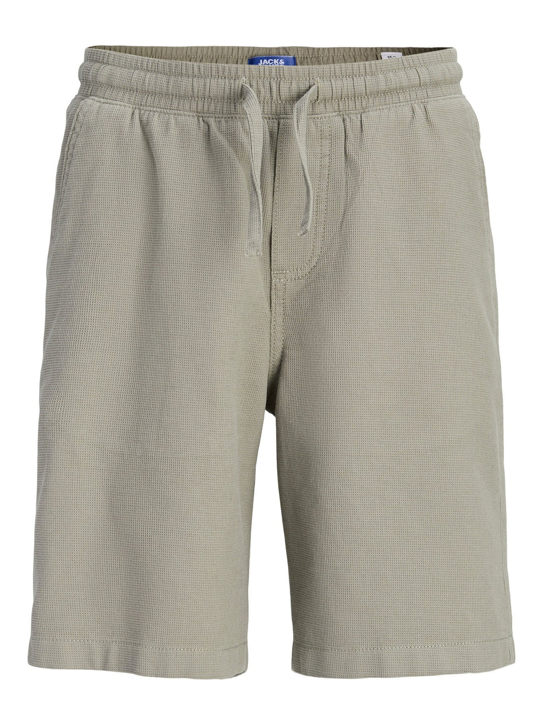 Jack & Jones JR Jaiden Waffle Shorts - Vetiver for barn - Brobrobrille