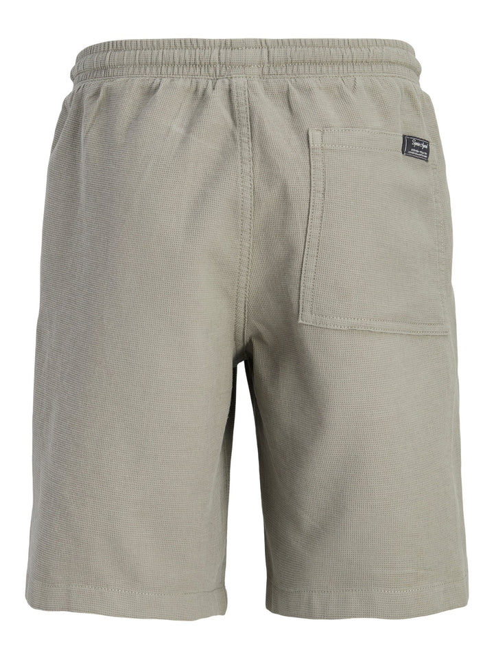 Jack & Jones JR Jaiden Waffle Shorts - Vetiver for barn - Brobrobrille