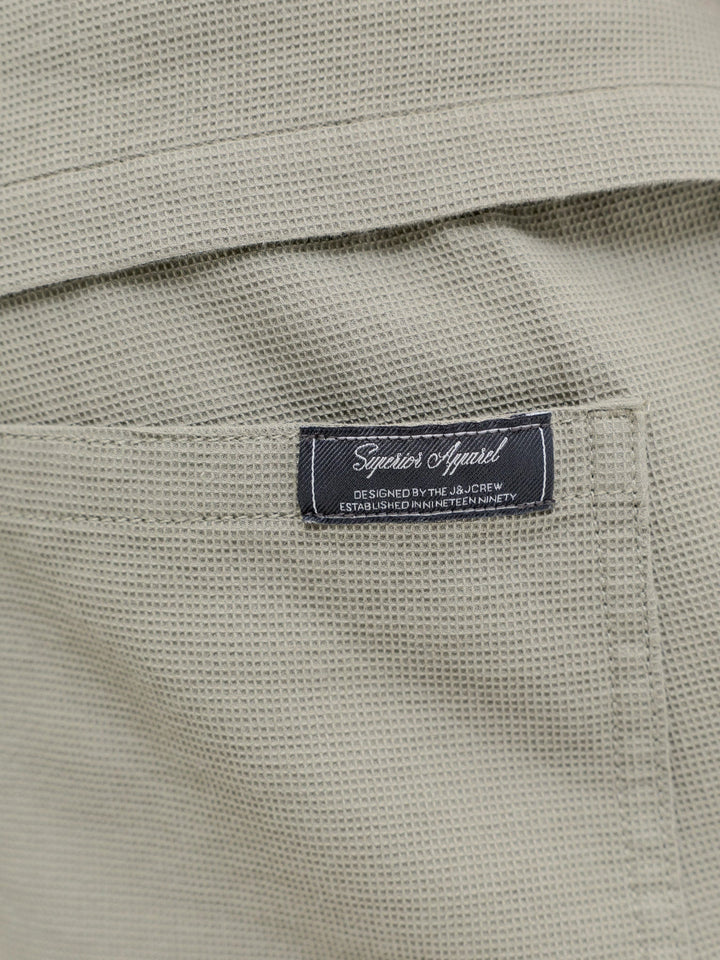 Jack & Jones JR Jaiden Waffle Shorts - Vetiver for barn - Brobrobrille