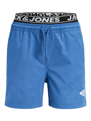 Jack & Jones JR Maui Surf Badeshorts - Delft for barn - Brobrobrille