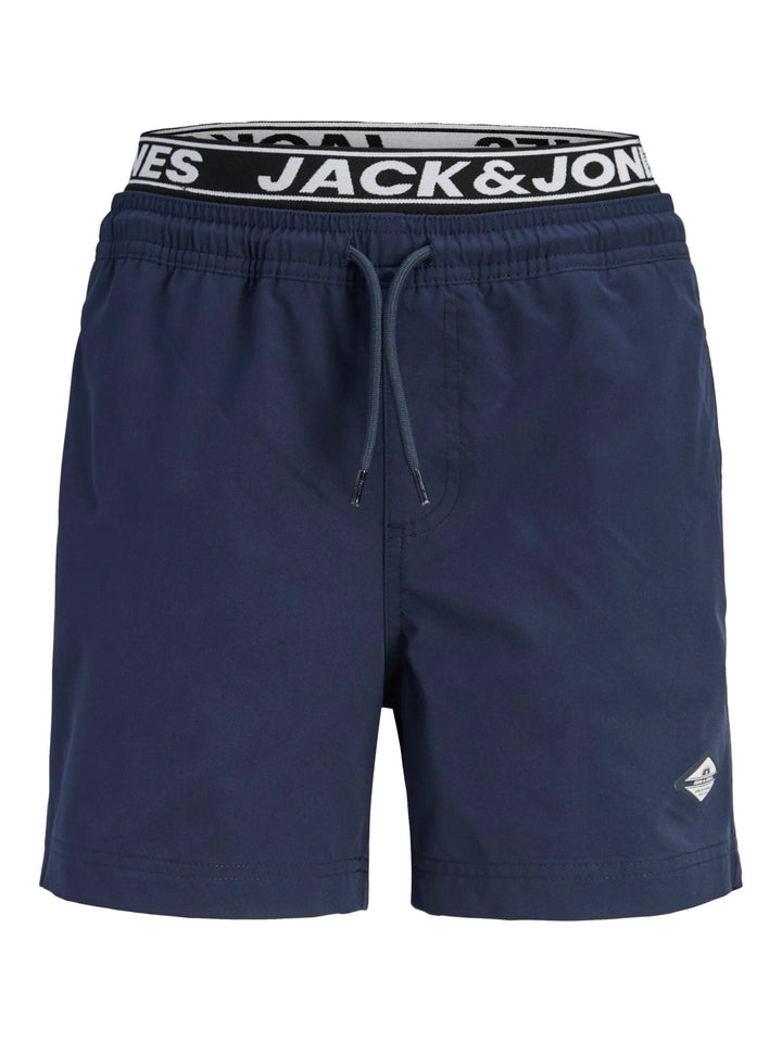 Jack & Jones JR Maui Surf Badeshorts - Navy Blazer for barn - Brobrobrille