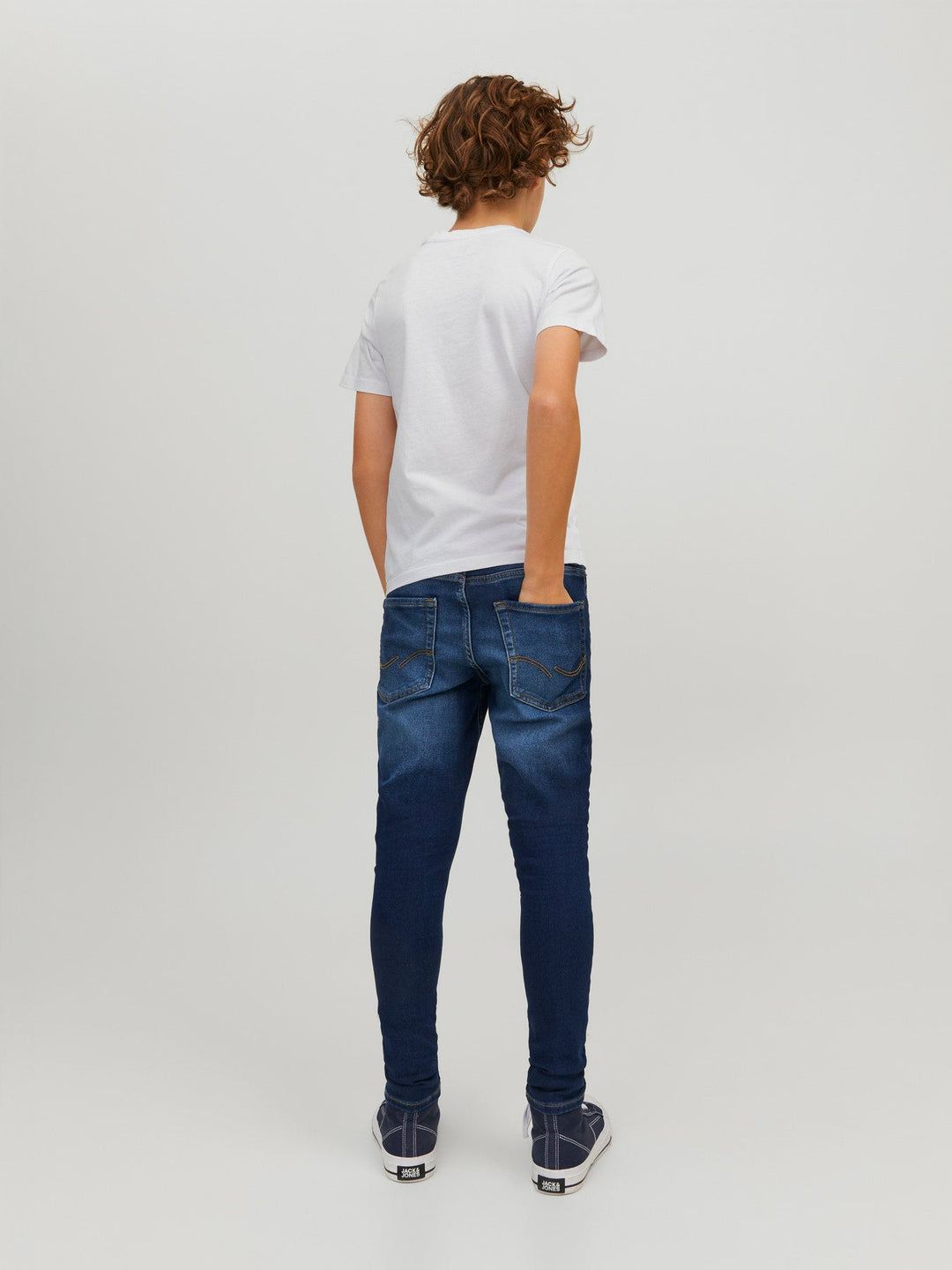 Jack & Jones JR Organic Basic T - skjorte - Hvit for barn - Brobrobrille