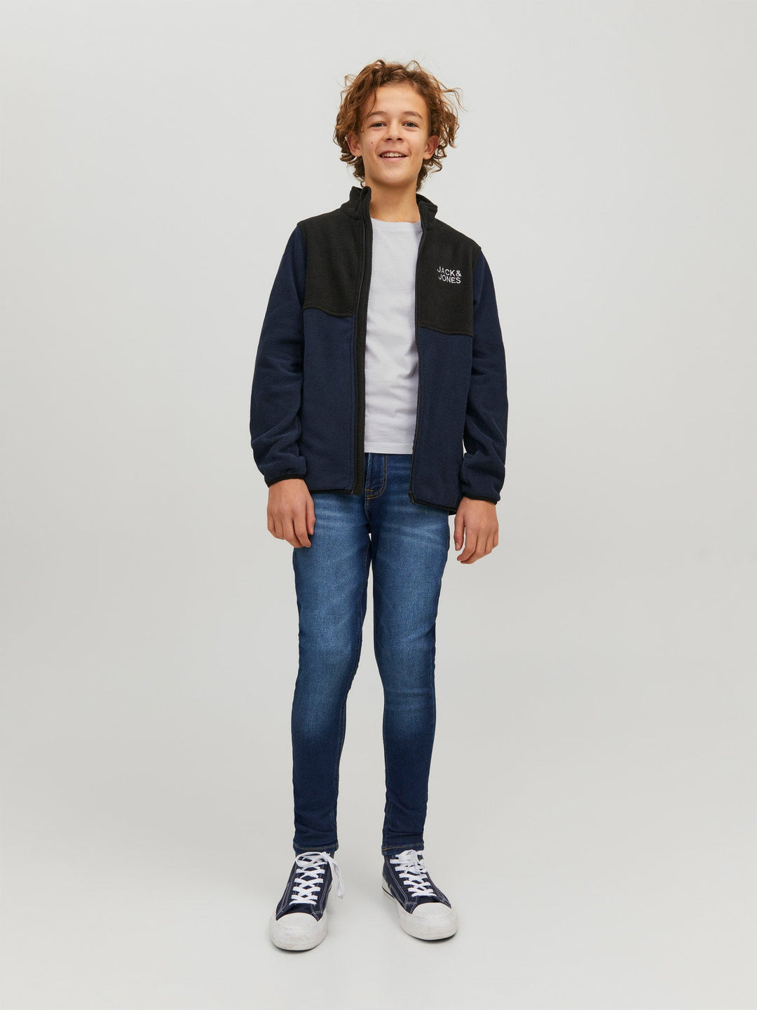 Jack & Jones JR Organic Basic T - skjorte - Hvit for barn - Brobrobrille