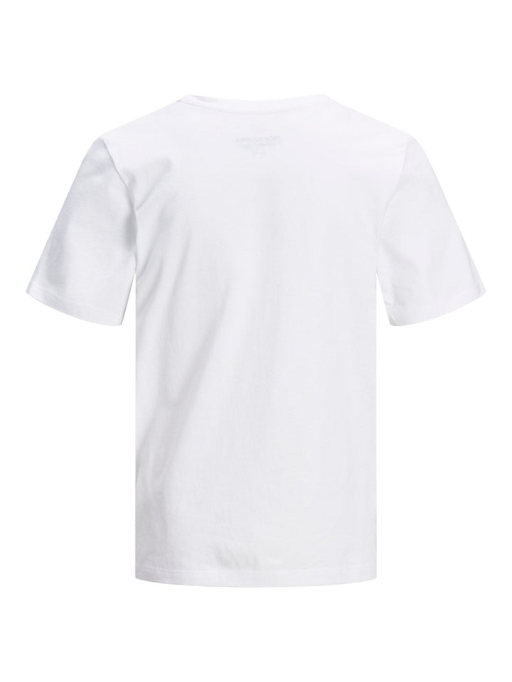 Jack & Jones JR Organic Basic T - skjorte - Hvit for barn - Brobrobrille
