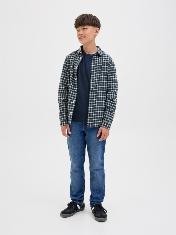 Jack & Jones JR Organic Basic T - skjorte - Navy Blazer for barn - Brobrobrille