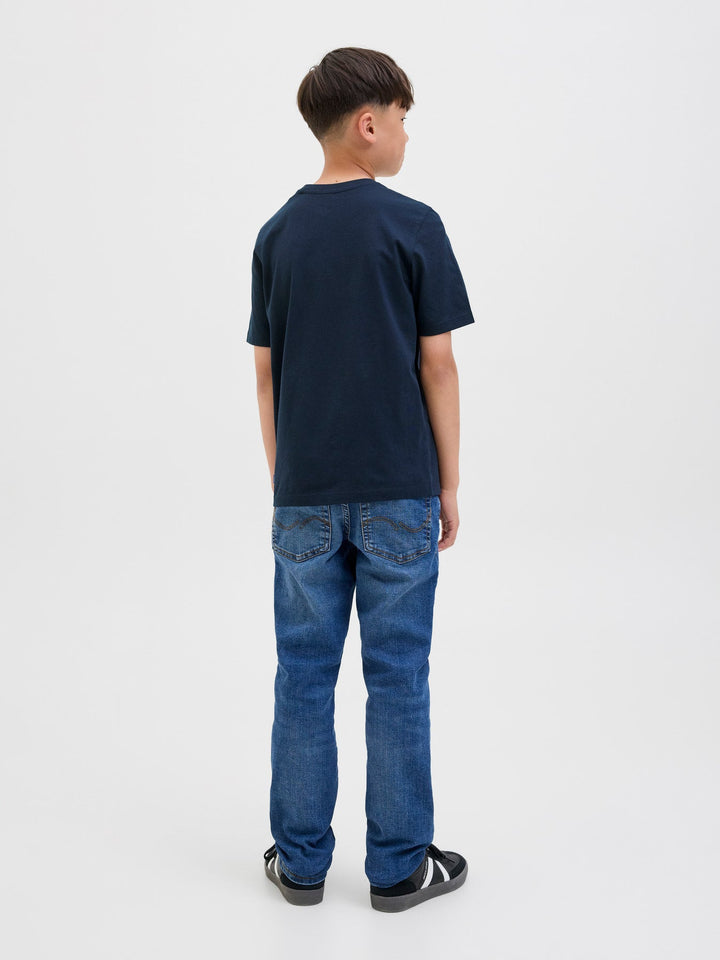 Jack & Jones JR Organic Basic T - skjorte - Navy Blazer for barn - Brobrobrille