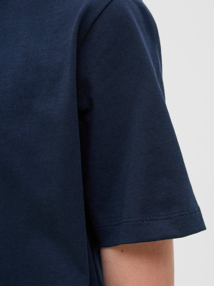 Jack & Jones JR Organic Basic T - skjorte - Navy Blazer for barn - Brobrobrille