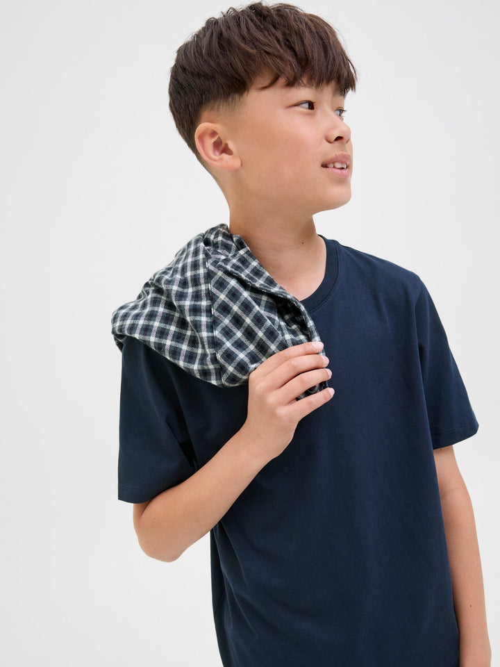 Jack & Jones JR Organic Basic T - skjorte - Navy Blazer for barn - Brobrobrille