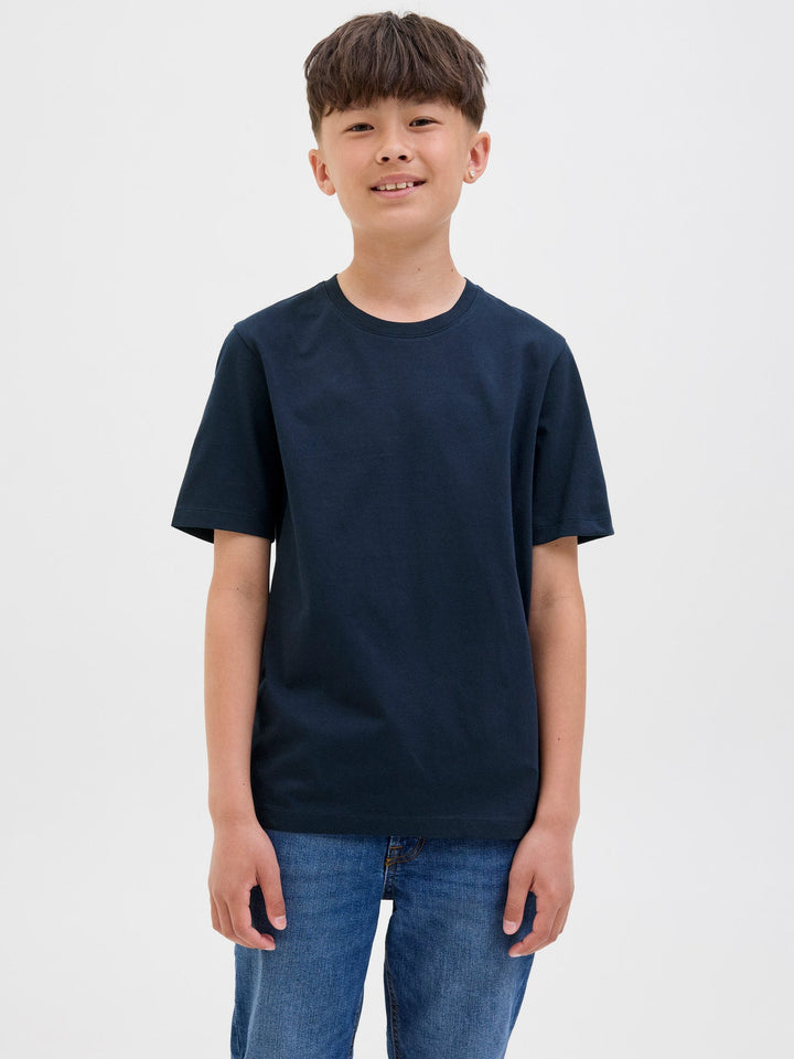 Jack & Jones JR Organic Basic T - skjorte - Navy Blazer for barn - Brobrobrille