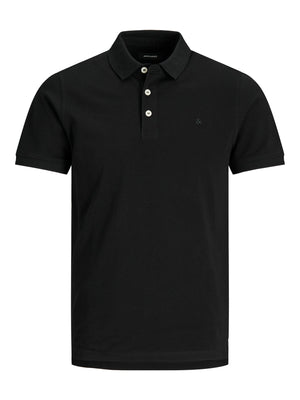 Jack & Jones JR Paulos Polo T - skjorte - Black for barn - Brobrobrille
