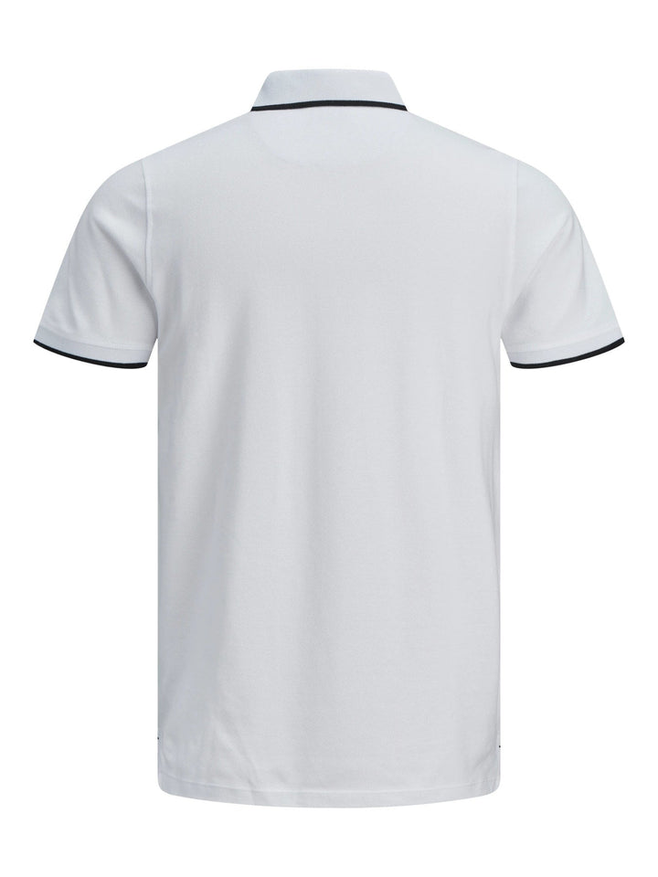 Jack & Jones JR Paulos Polo T - skjorte - White for barn - Brobrobrille