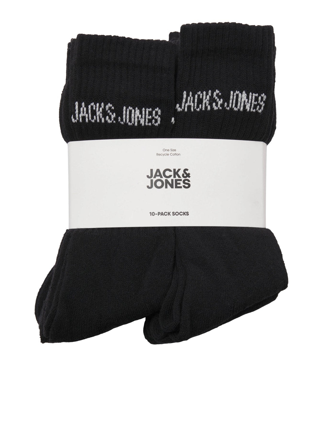 Jack & Jones JR Regen Tennissokker 10 - pk - Black for barn - Brobrobrille