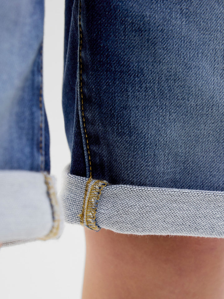 Jack & Jones JR Rick JJIcon Denimshorts - Blue Denim for barn - Brobrobrille