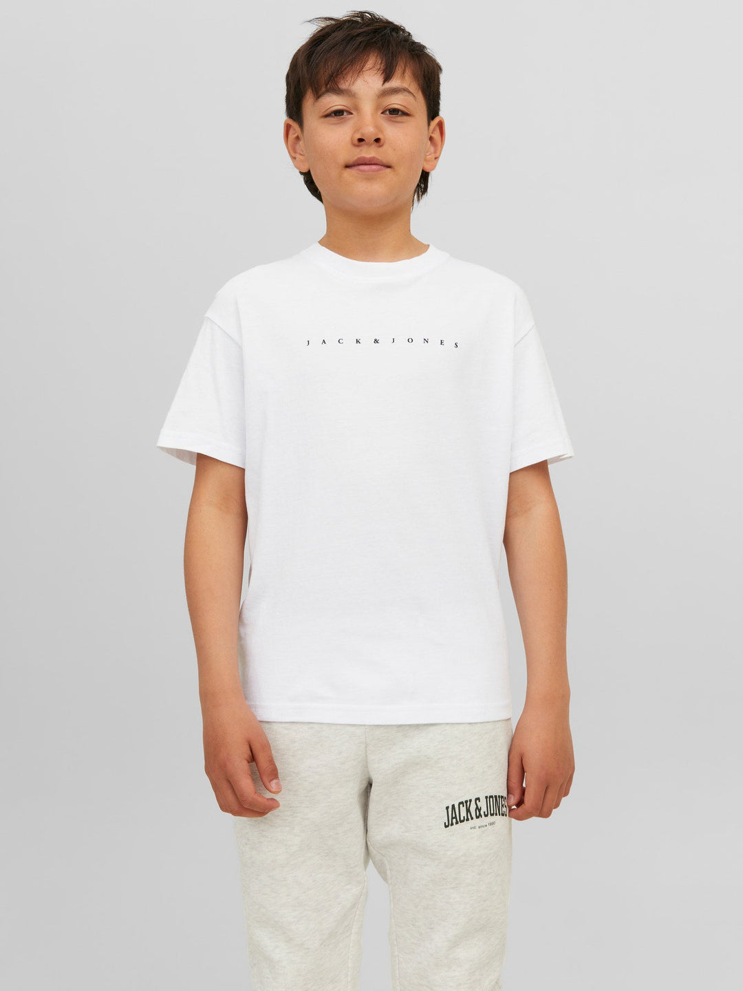 Jack & Jones JR Star T - skjorte - White for barn - Brobrobrille