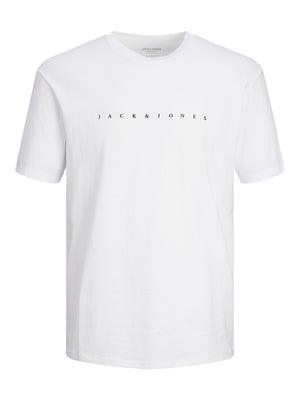 Jack & Jones JR Star T - skjorte - White for barn - Brobrobrille