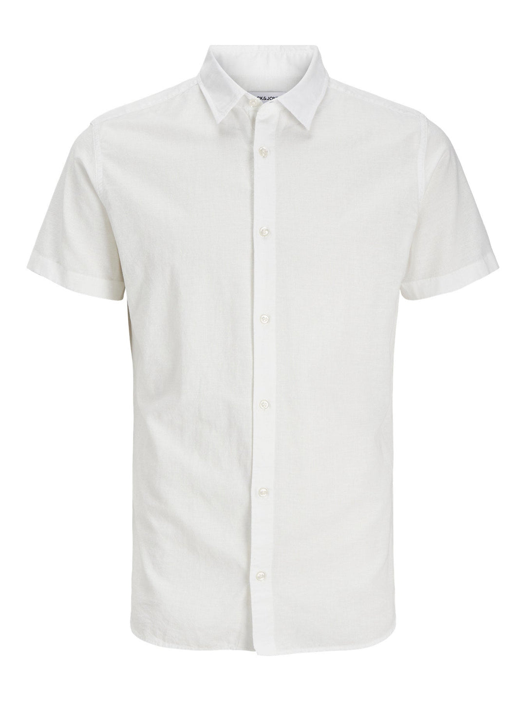 Jack & Jones Junior Breeze linskjorte med korte ermer – Hvit for barn - Brobrobrille