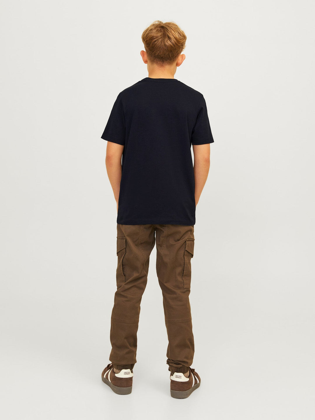 Jack & Jones Junior Corp Logo T - skjorte - Black for barn - Brobrobrille