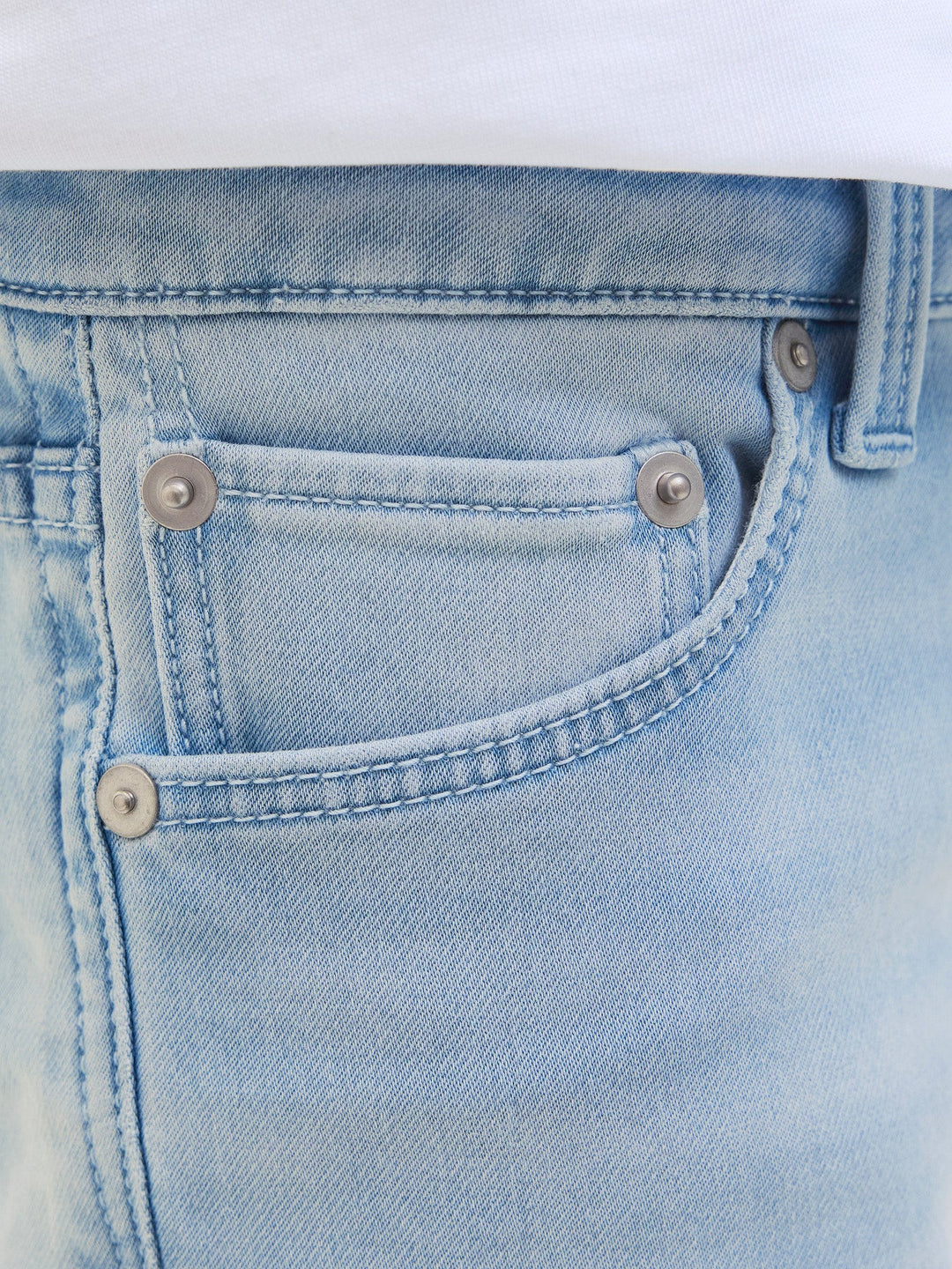 Jack & Jones Junior Rick denimshorts med stretch – Blue Denim for barn - Brobrobrille